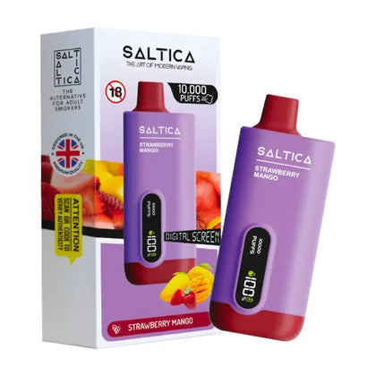 Saltica 10000 Ekranlı Puff Strawberry Mango